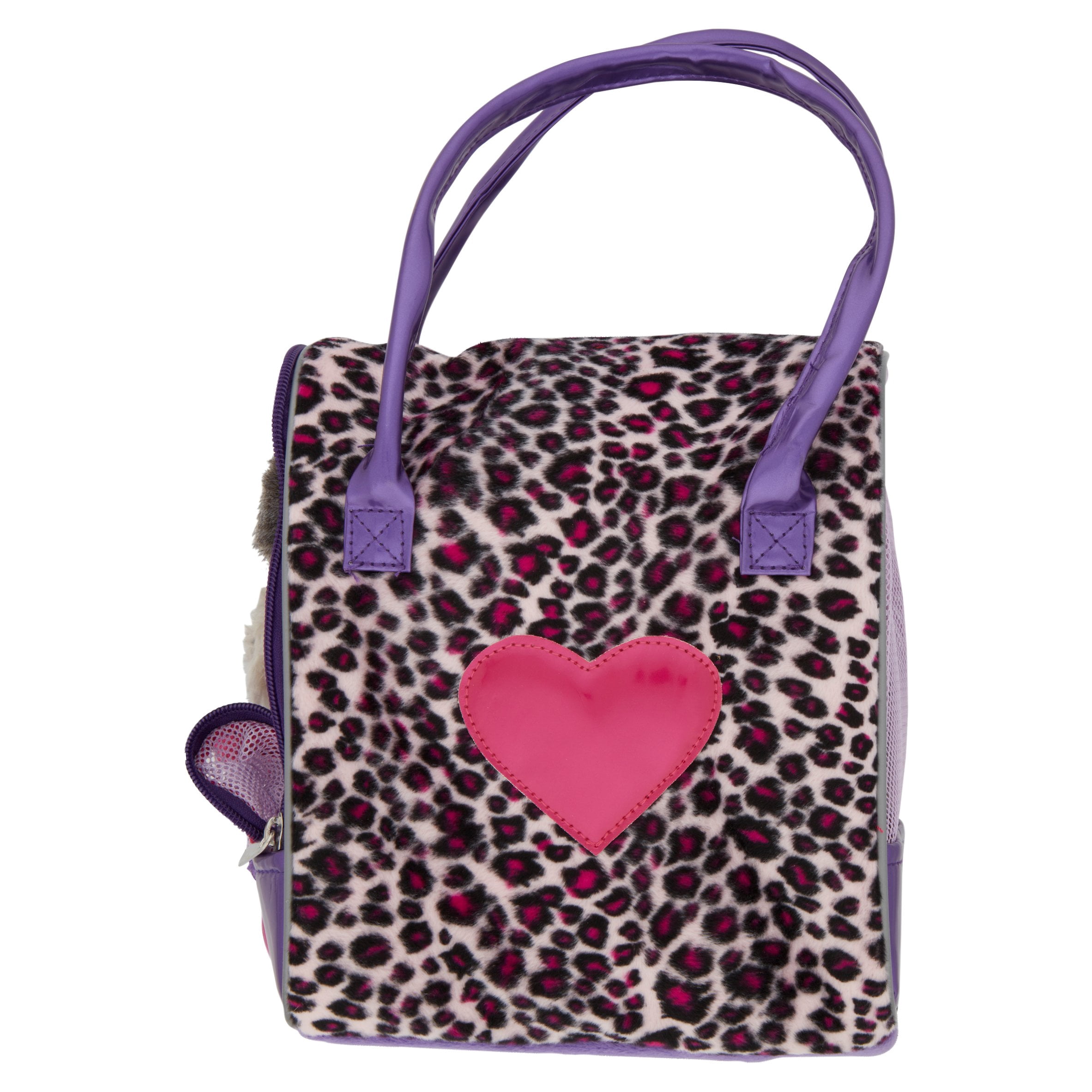 Pucci Pups Purple Animal Print Glam Bag & Schnauzer 3 Years+, 3 count