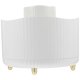 thumbnail image 1 of White Plastic Makeup Brush Holder with Compartment Design for Desktop Storage 360° Rotatable, 1 of 5