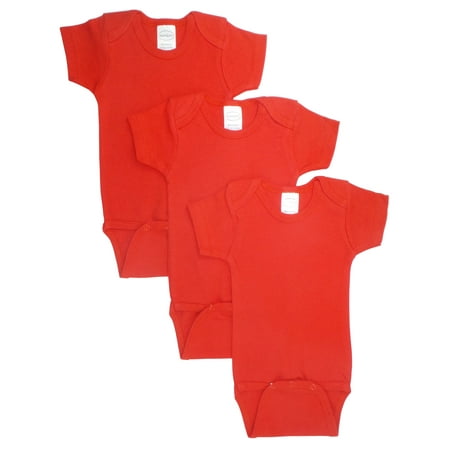 

Bambini Newborn Red Bodysuit Bodysuits 3pk (Baby Boys Or Baby Girls Unisex)