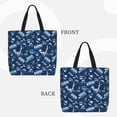 thumbnail image 2 of Easygdp Blue Bus Bolsa Tote para Mujer, Bolso de Hombro para Trabajo, Playa, Viajes, Compras y Supermercado, 2 of 7