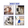 thumbnail image 2 of Pet Comfort Zone, Self Grooming With Catnip Enhances Relaxation, Easy Installation & Disassemble & Clean For Every Home Corner (Blue & Grey), 2 of 5