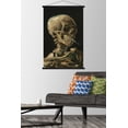 thumbnail image 2 of Skull of a Skeleton with Burning Cigarette by Vincent van Gogh Wall Poster with Magnetic Frame, 22.375" x 34", 2 of 5