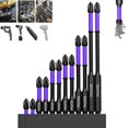 thumbnail image 1 of HUGFEGWE Upgraded High Hardness and Strong Magnetic Bit, 6PCS Anti-Shock Strong Magnetic Non-Slip Bit,D1 Impact Driver Bit Set,Updated Magnetic Screwdriver Set (2Set) CJB91-6520, 1 of 7
