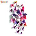 thumbnail image 3 of Spencer 24PCS Creative 3D Butterfly Wall Stickers DIY Removable Mural Stickers Decals Wall Art Decors for Home Bedroom Living Room "Purple&Blue", 3 of 9
