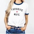 thumbnail image 4 of FAVORITE WIFE Graphic Ringer Tee, 4 of 4