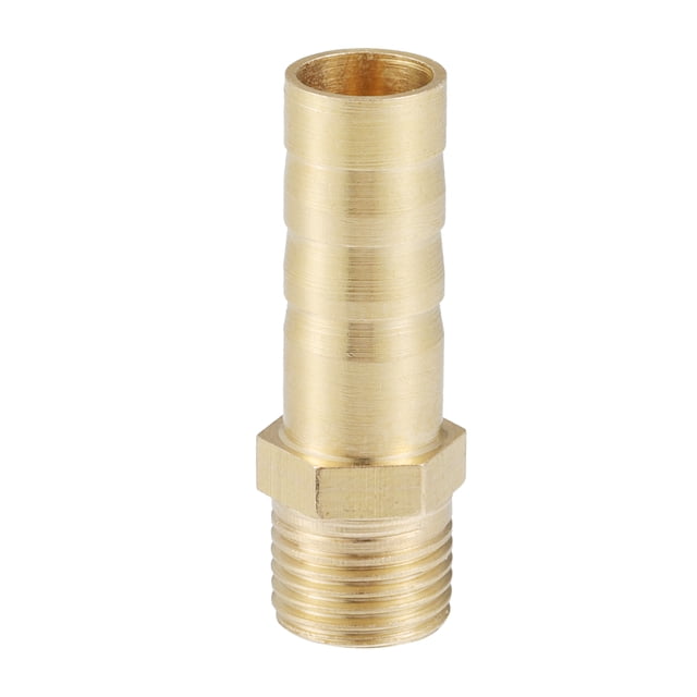 Latón Manguera Accesorio Conector, 1/8'' NPT 8mm para Coche Latón Dorado Tono