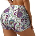 thumbnail image 2 of Naloa Fairy Flower Biker Shorts for Women Seamless Scrunch Short Women’s Yoga Shorts for Gym Running Sport Shorts - Medium, 2 of 9