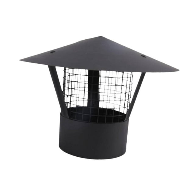 Reemplazo de tapa de ventilación de tapa de chimenea de acero inoxidable resistente para chimenea Apto para tubo de 125 mm