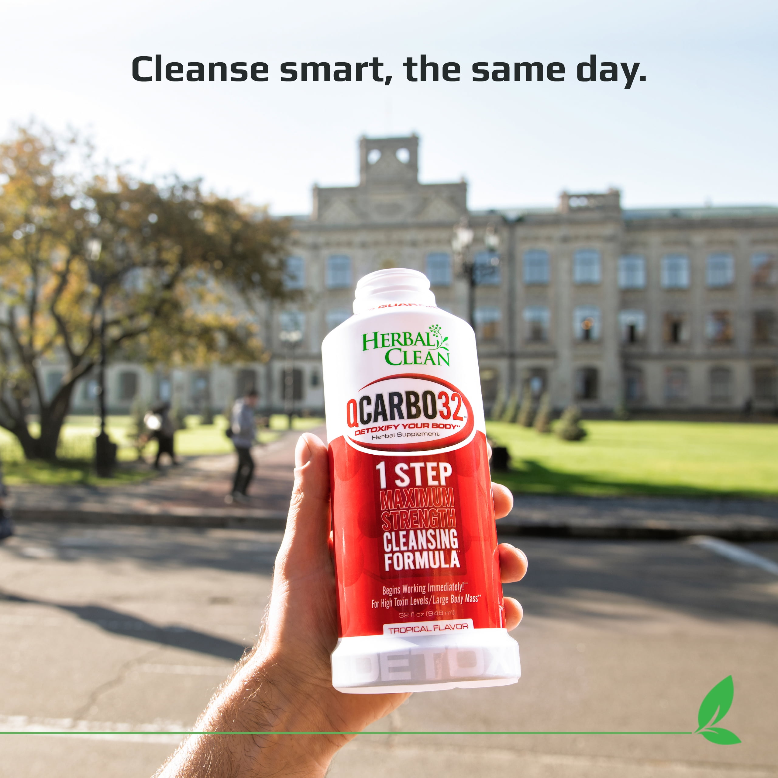 Herbal Clean Same Day Premium Detox Drink 32oz Tropical