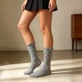 thumbnail image 2 of XIAONU Women's Stretchy Hollow Out Quarter Socks Casual, 2 of 5