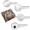 thumbnail image 4 of Acheng  Christmas Pillow Covers&nbsp;Set of 2 Nutcracker Wreath Pink Throw Pillow Covers Farmhouse Christmas Xmas Winter Pillowcase Home Decor Living Room House Decorative White, 4 of 6