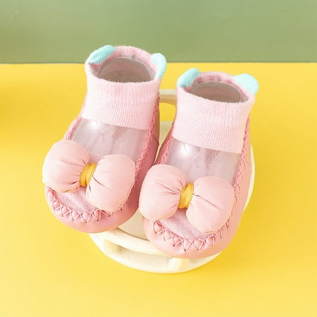 

eczipvz Baby Shoes Summer and Autumn Comfortable Toddler Shoes Cute Rabbit Bear Children Mesh Breathable Floor Shoes for Girl (Pink 6 Toddler)