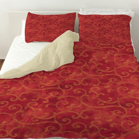 Manual Woodworkers & Weavers Zinnia Damask Duvet Cover