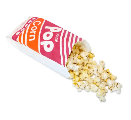 1,000 ct. -FREE FAST SHIPPING Gold Medal Popcorn Bags 1 oz. 