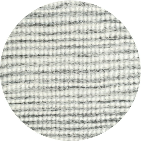 Ahgly Company Machine Washable Indoor Round Contemporary Dark Goldray Area Rugs, 7' Round