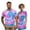 Blue Tie Dye, variant on Binienty Teal Horse Floral Couples Golf Outfits Stretch Fabric Short Sleeve Golf Skort and Short Sleeve Shirt Set for Women and Men Classic Fit Quarter Zip Summer Golf Outfit