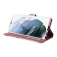thumbnail image 4 of Compatible with Samsung Galaxy S22 Ultra 5G Premium Vintage PU Leather Magnetic Closure Case with Strap Flip Cover, 4 of 5