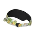 thumbnail image 3 of Gaeub Gnome and Pineapple Sun Visor Hats with Empty Top and Adjustable, UV Protection for Golf Tennis Cycling Running, 3 of 8