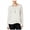 Off-White - egretfoil, variant on MAISON JULES $49 Womens New 1992 White Pinstripe Ruffled Long Sleeve Top S B+B