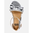 thumbnail image 3 of Wonder Nation Toddler Girls Dress Heels with Front Bow, 3 of 5