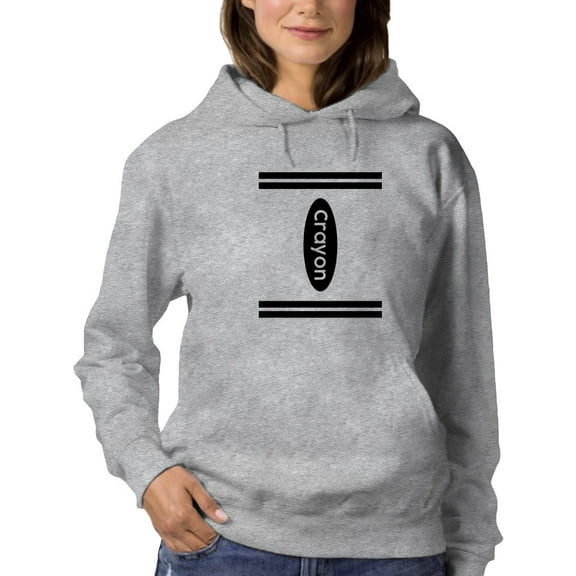 Crayon Design Hoodie Women -GoatDeals Designs, Female Small
