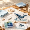 thumbnail image 3 of Mivyn DIY Sea Glass Art Kit, Beach Glass Craft Set with Colorful Tiles, Ocean-Inspired Artwork with Colorful Glass Pieces, Coastal Home Decor & Creative Handmade Gift, Whale, 3 of 6