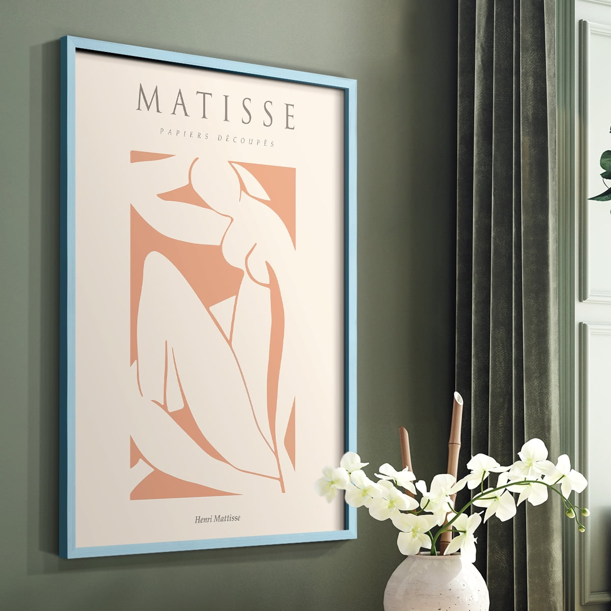 Matisse C Framed Print - Solid Wood