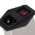 thumbnail image 2 of Lefu 1x 3A 6A 10A CW2B-T CW2C-T IEC Socket type power filter with light safety switch, 2 of 9