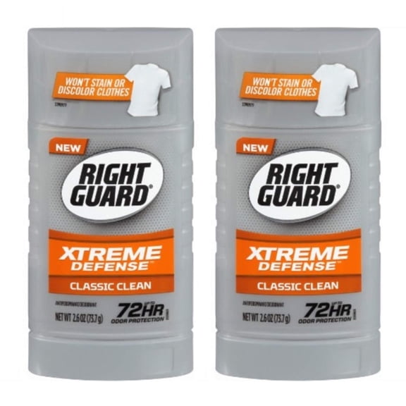 Right Guard Antiperspirant/Deodorant, Xtreme Defense - Classic Clean. 2.6OZ.