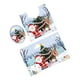 thumbnail image 3 of de Asiento de lnodoro, Etiqueta de Navidad Navideña 2, 3 of 8