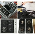thumbnail image 7 of TekDeals 6x Reusable Non-Stick Black Gas Range Stove Top Burner Covers Protector Liner, 7 of 7