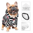 thumbnail image 3 of Fotbe Cute Chicken Sudadera con Estampado para Perros Pequeños – Suéter con Capucha para Mascotas, Tela Suave de Forro Polar con Bolsillo-Large, 3 of 7