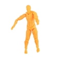 thumbnail image 3 of Manikin Action Figure Model, Scale Muscle Action Flexible Figure with Head Sculpt Miniature Body Doll for Sketching, Painting, Drawing, 3 of 8