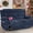 Blue, variant on ODUMDUM Loveseat Recliner Sofa, Fabric Manual Pull Tab Reclining Loveseat with USB Charge Ports, Cup Holders, Recliner Love Seat Couches for Living Room, RV, Gray