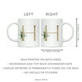 thumbnail image 5 of Koyal Wholesale Ceramic Coffee Mug, Exotic Tropical Monogram, Letter H, 5 of 5