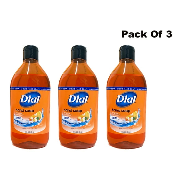 Dial Hand Soap Orange Blossom (w/ pump) Limited Edition 13 fl oz Pack of 3