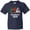 Navy, variant on Christmas Squad with Plaid Trees Youth T-Shirt