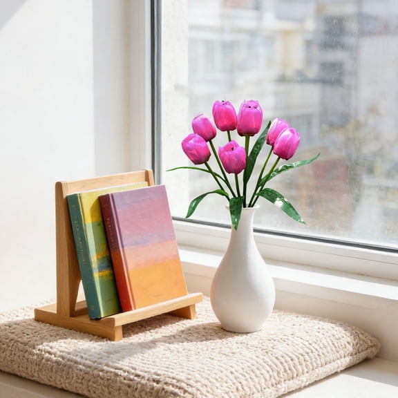 Clearance Under $3 Artificial Tulip Bouquet Artificial Tulip Bouquet For Living Room Vase Filler,Cloth Pink (1Pc)