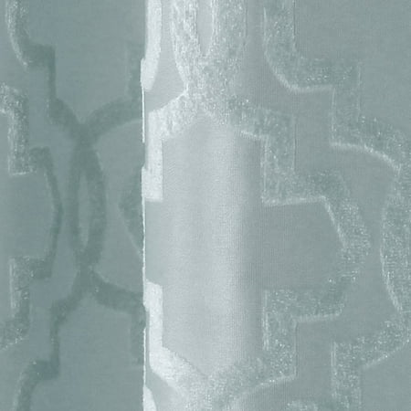 - Better Homes & Gardens Sheer Velvet Cross Cut Trellis Window Curtain Panel
