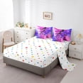 thumbnail image 5 of Feelyou Gymnastics Teen Bedding Comforter Set 7 Pieces, Dreamy Starry Sky Full Bedding Set, 5 of 8