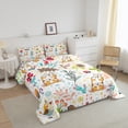 thumbnail image 3 of Corgi Comforter Set Twin Size Cute Dog Bedding Set Cartoon Botanical Floral Puppy Bed Comforter Set Kawaii Pet Animal Quilt Duvet Butterfly Bird Room Decor, 3 of 7