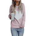 thumbnail image 2 of Saodimallsu Womens Knit Long Sleeve Cable Heart Patch Sweaters Jumper Tops, 2 of 4
