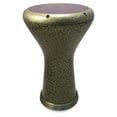 thumbnail image 4 of 17" Gold Metal GEF Darbuka + Remo Orange Mist 8.75'' Drum Head, 4 of 4