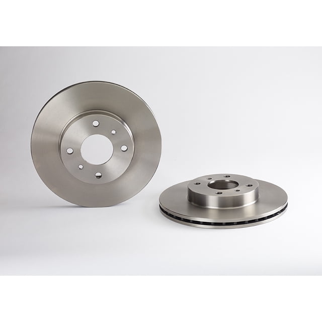 Par de DISCOS VENTILADOS SENTRA 2002 al 2006 NISSAN 2.5L L4 Delanteros BREMBO .
