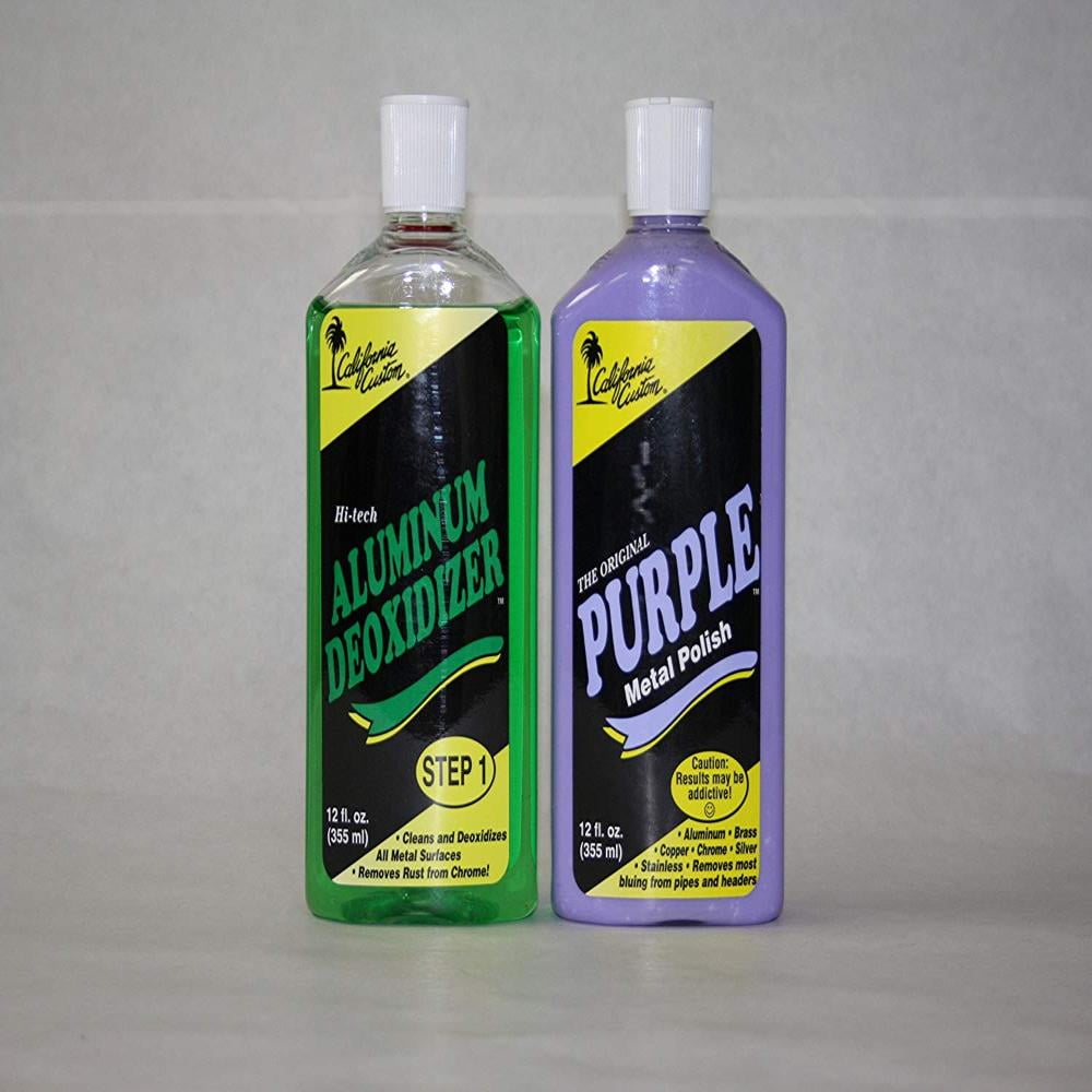 Purple Metal Polish/deoxidizer Combo, Aluminum Polishing By California