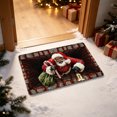 thumbnail image 5 of Zynviq Santa Claus Area Rugs 23.6" X 15.7" Christmas Throw Rug Polyester Red Washable Rectangular Small Rug for Bedroom, 5 of 6