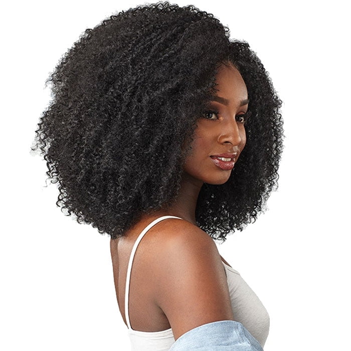 CURLS KINKS  COIW THE GAME CHANGER COHALF WIG HEAT RESISTANT SYNTHETIC FIBER WIG
