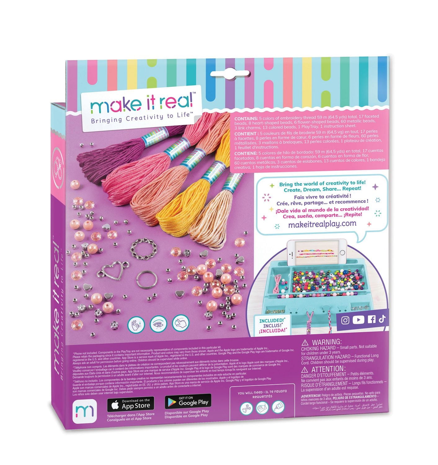 Make it Real Bracelets d'Amitie Macramé