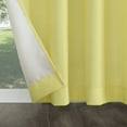 thumbnail image 4 of Sun Zero Sailor Indoor/Outdoor UV Protectant Room Darkening Grommet Curtain Panel, 54"x84", Yellow, 4 of 6