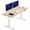 Bamboo/White, variant on VIVO Electric 43” x 24” Stand Up Desk, Black Table Top, Black Frame